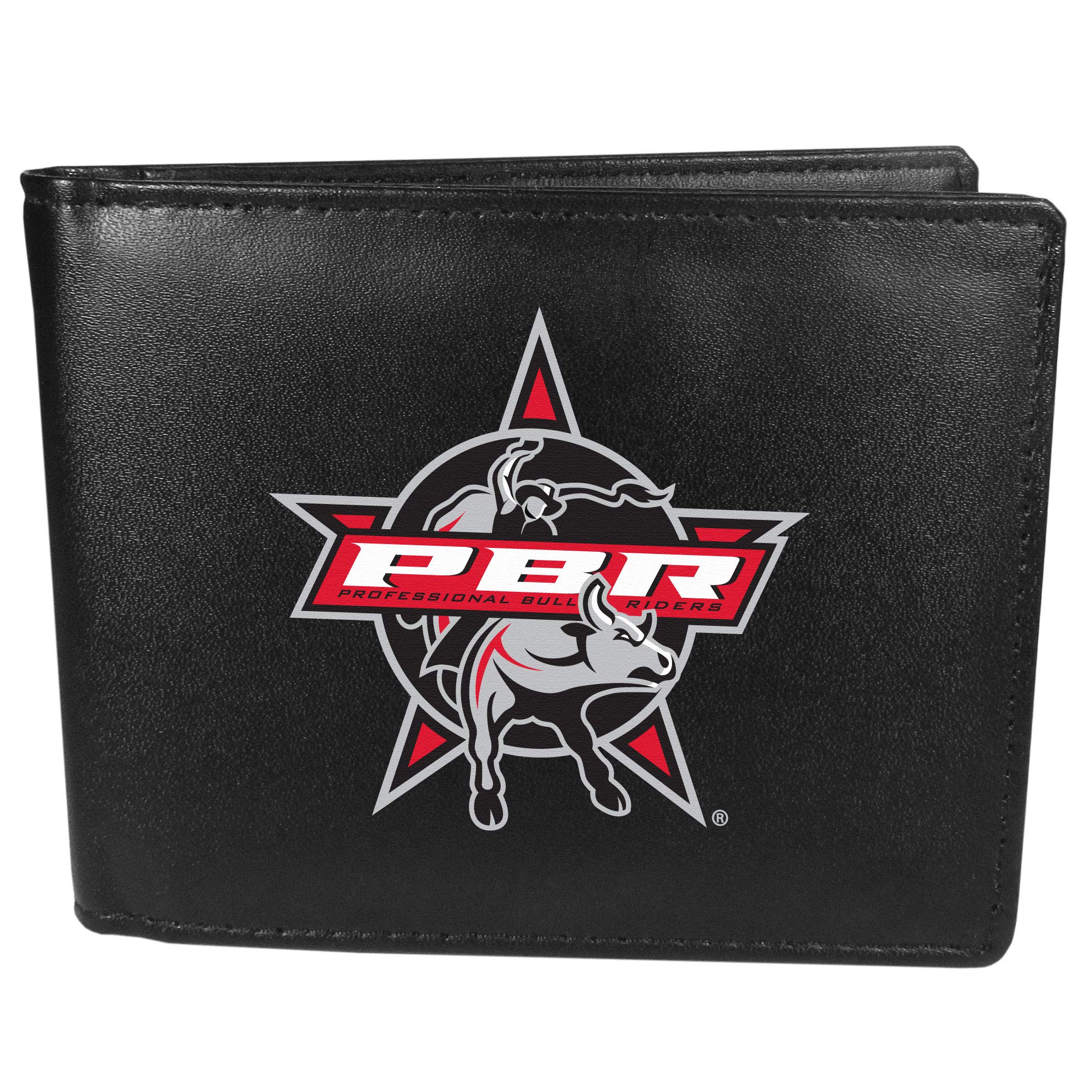 Premium Siskiyou Leather Bi-fold Wallet with Large Logo - Stylish & Durable Men's Wallet for Everyday Use, Travel & Business