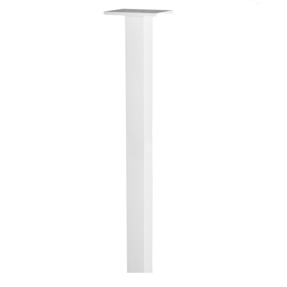 dVault White Top Mount/In Ground Mailbox Post - Secure Mail Protector for Weekend Getaways & Home Security | Perfect for Residential Driveways, Rural Homes & Vacation Properties