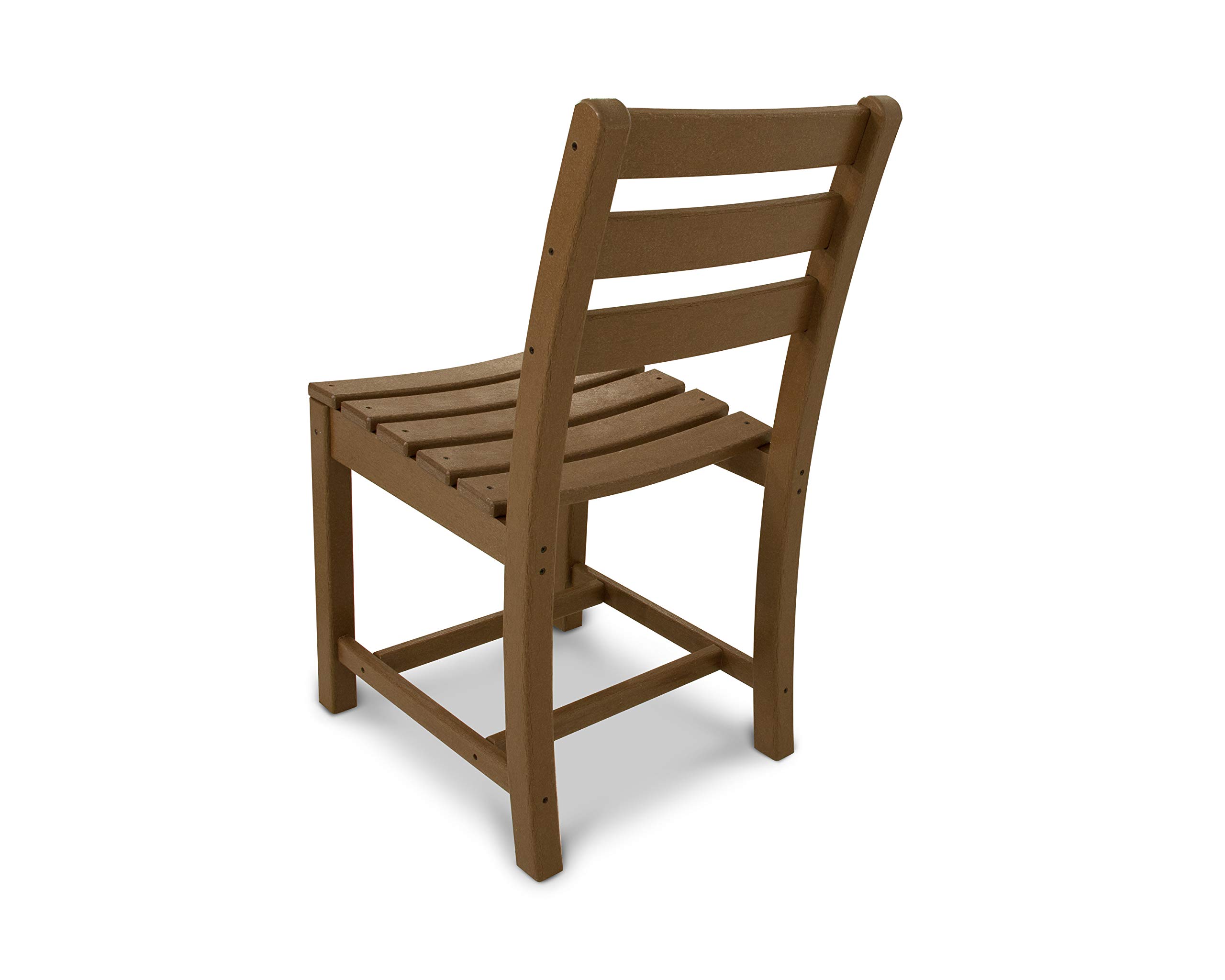Trex Outdoor Furniture Monterey Bay Dining Side Chair in Tree House - Weather-Resistant Patio Dining Chair for Backyard, Deck, and Poolside Use