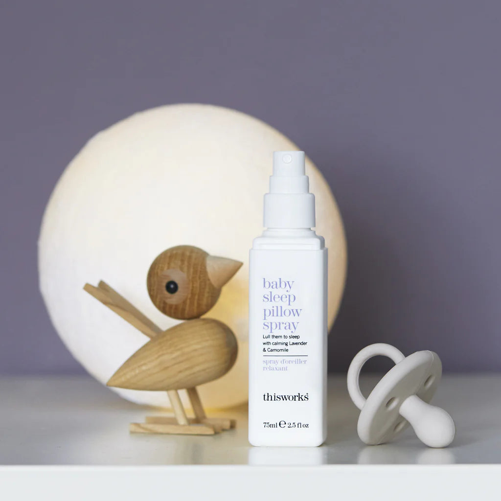 This Works Baby Sleep Pillow Spray - Natural Lavender Scent for Calming & Relaxation - Helps Infants & Toddlers Sleep Better - Perfect for Bedtime & Nap Time Routines