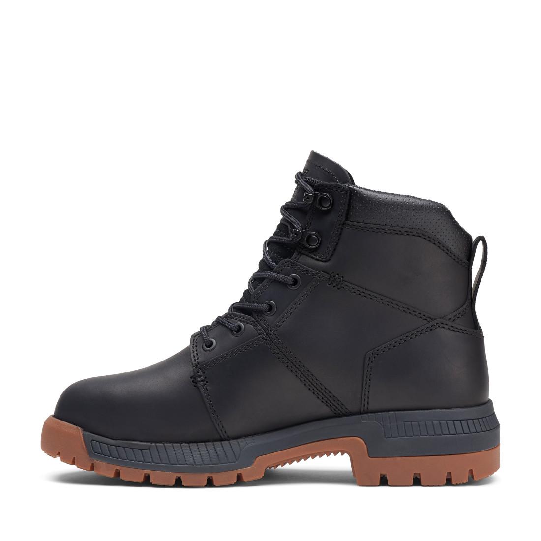 Montauk 6 Inch Steel Toe Work Boots for Men - Waterproof Safety Shoes with Slip Resistant Sole - Ideal for Construction, Warehouse & Outdoor Work