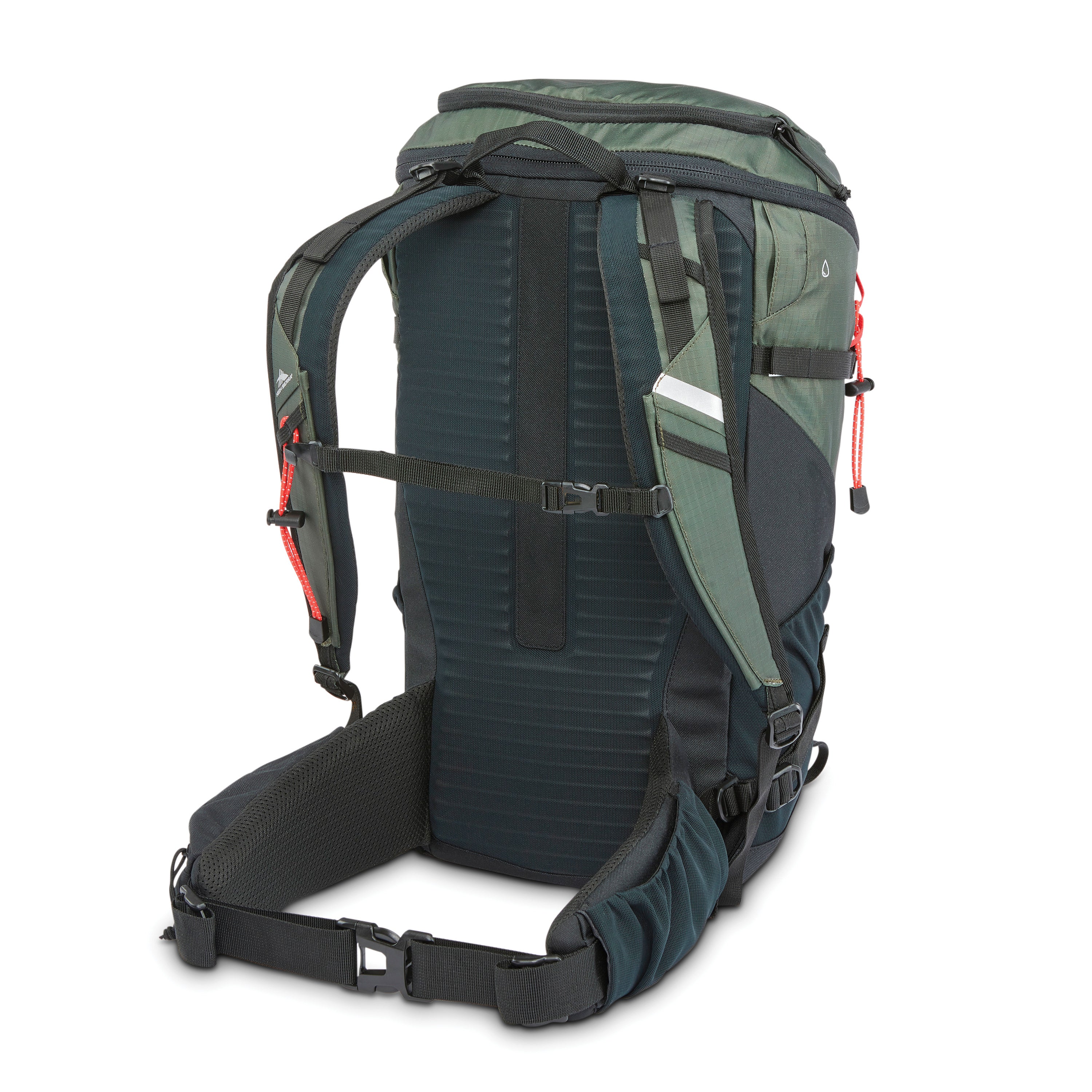 High Sierra Pathway 2.0 Frame Pack 45L Backpack - Lightweight Hiking Backpack for Men & Women, Durable Travel Backpack with Adjustable Straps, Forest Green/Black - Perfect for Camping, Hiking & Outdoor Adventures