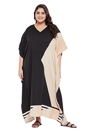 Orange Solid Kaftan