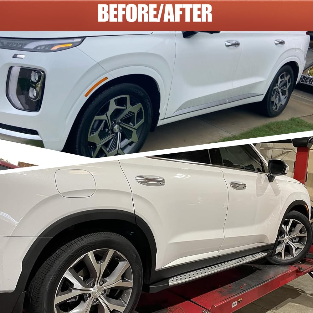 2024 Hyundai Palisade Side Steps Running Boards - Heavy Duty Nerf Bars for 2019-2025 Models | Off-Road Protection & Easy Entry Accessories