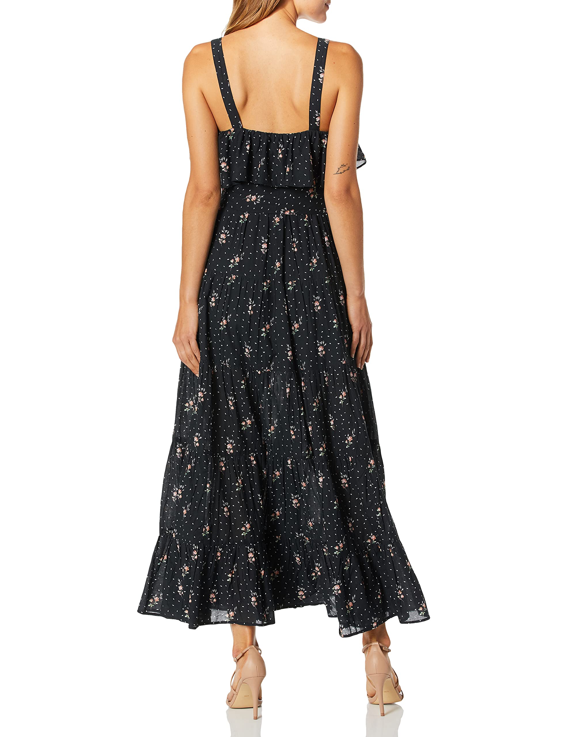 PAIGE Women's Tevin Maxi Dress - Flowy Long Summer Dress with V-Neck & Side Slits | Perfect for Beach Vacations, Date Nights & Casual Outings