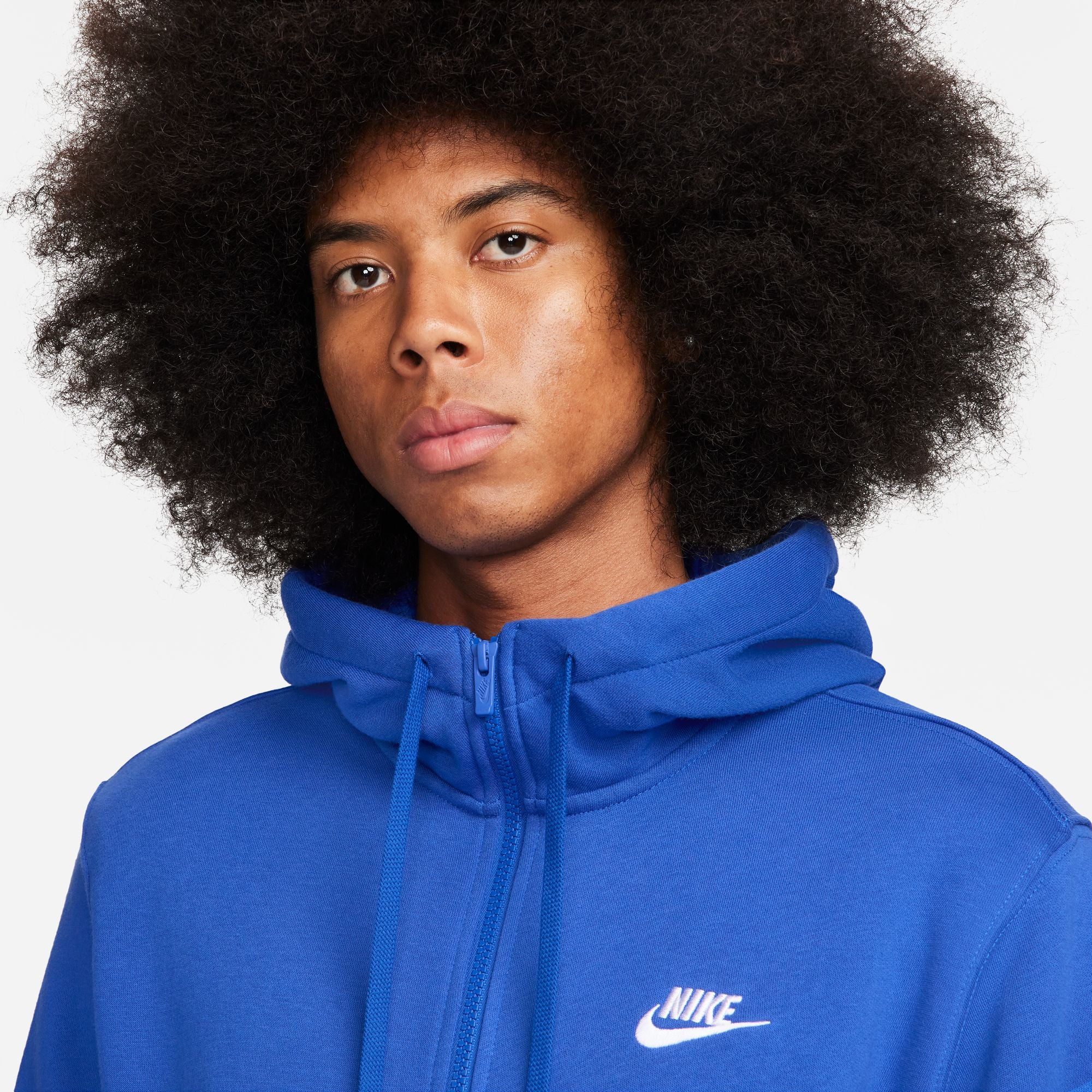 Men's Nike Full Zip Hoodie - Lightweight Fleece Jacket for Running, Gym & Casual Wear | Breathable & Comfortable Athletic Sweatshirt for Men