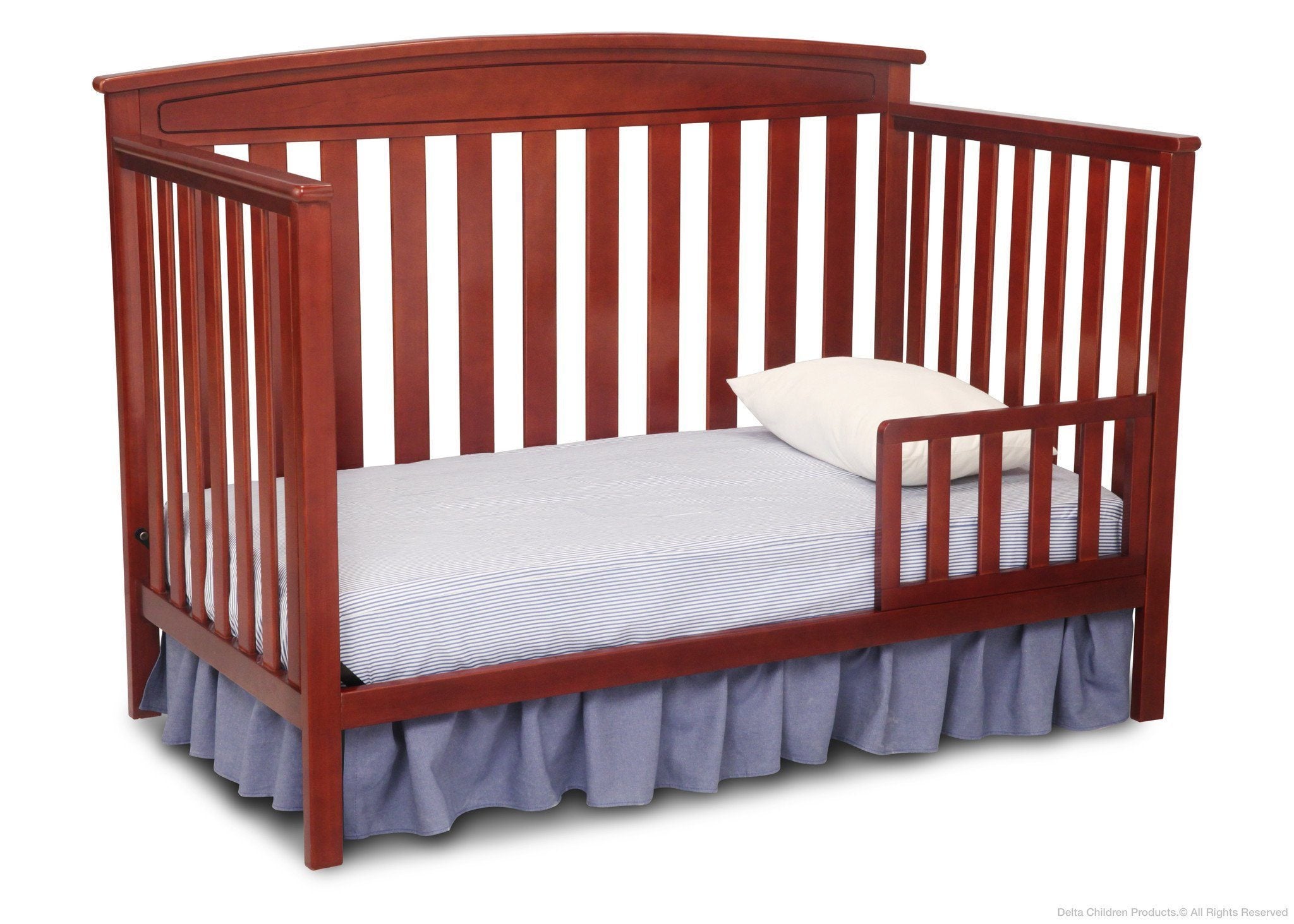Gateway 4-in-1 Convertible Baby Crib - White Nursery Furniture for Newborn to Toddler | Perfect for Bedroom, Daycare & Nursery Decor