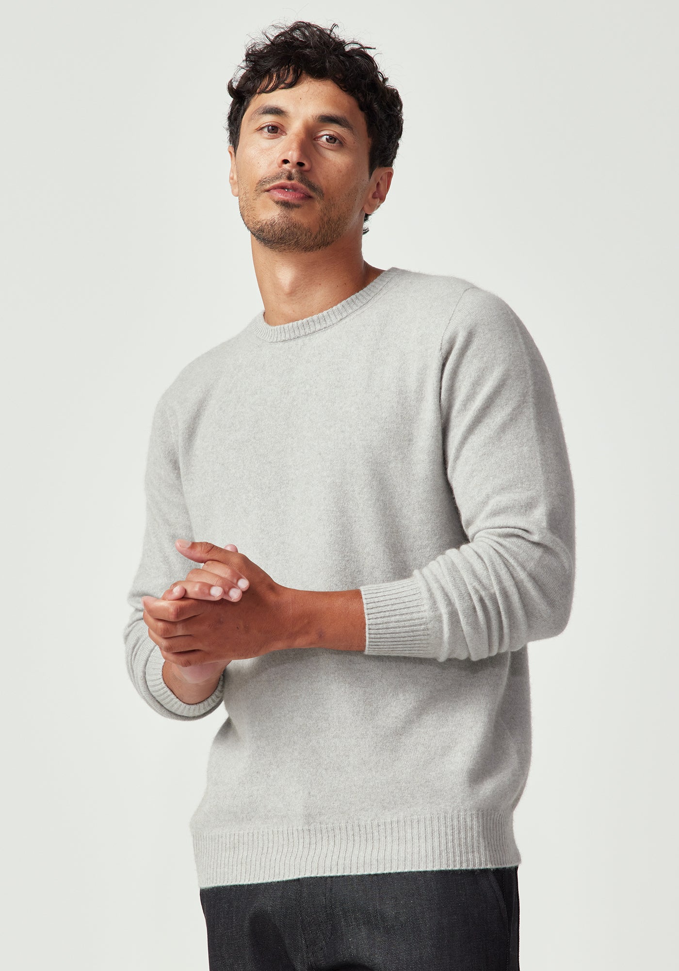 Cassum Crew Neck Sweater for Men & Women | Soft Cotton Knit Pullover | Cozy Casual Wear for Fall & Winter | Perfect for Layering, Outdoors & Everyday Comfort