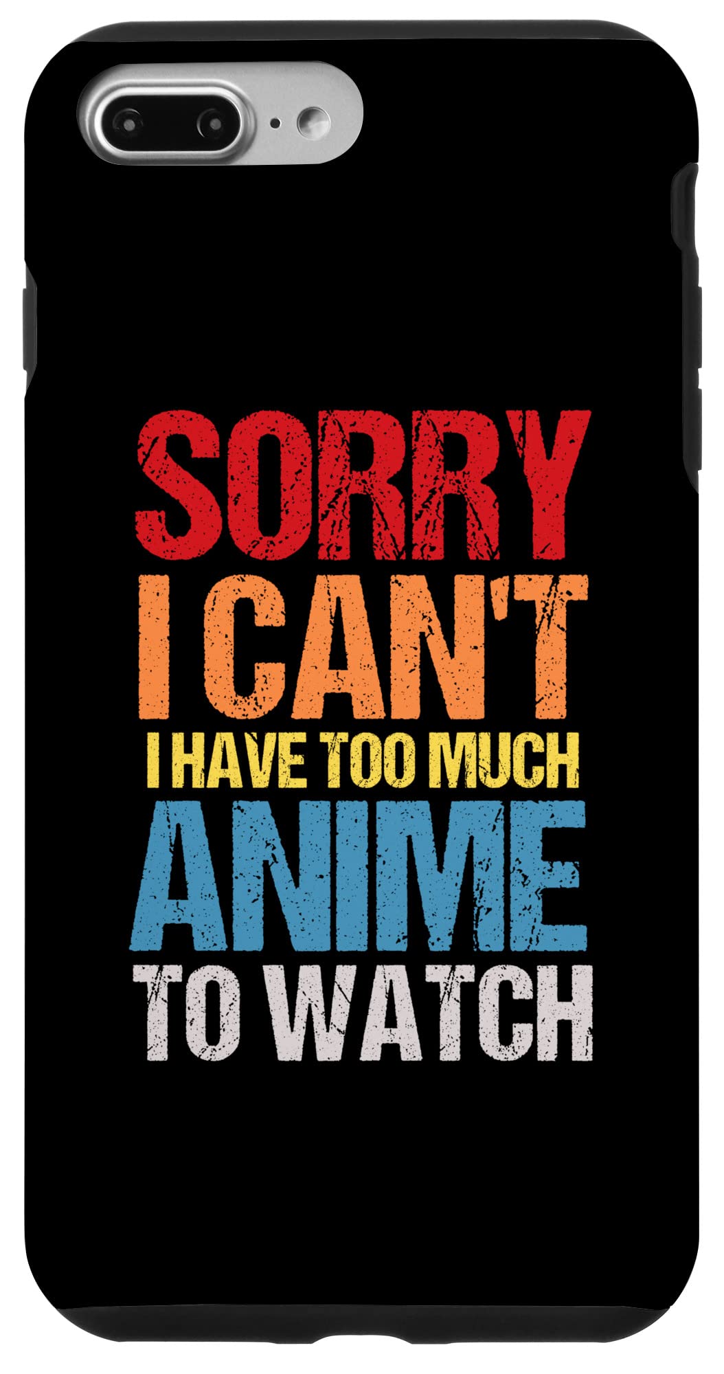 Anime Phone Case for iPhone 7 Plus/8 Plus - Cute Japanese Anime Design with 