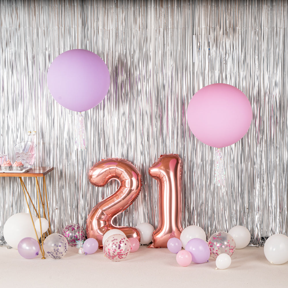 Pastel Purple Latex Balloons 36 Inch - Pack of 10 | Perfect for Birthday Parties, Baby Showers & Wedding Decorations