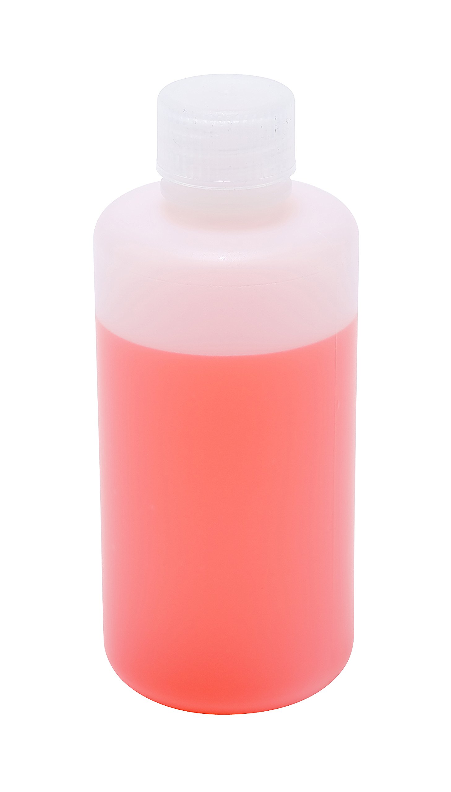 301705-0008 HDPE Narrow Mouth Bottle, 250mL (8.5oz) Plastic Container - Case of 72 - Ideal for Laboratory, Cosmetic & Pharmaceutical Storage