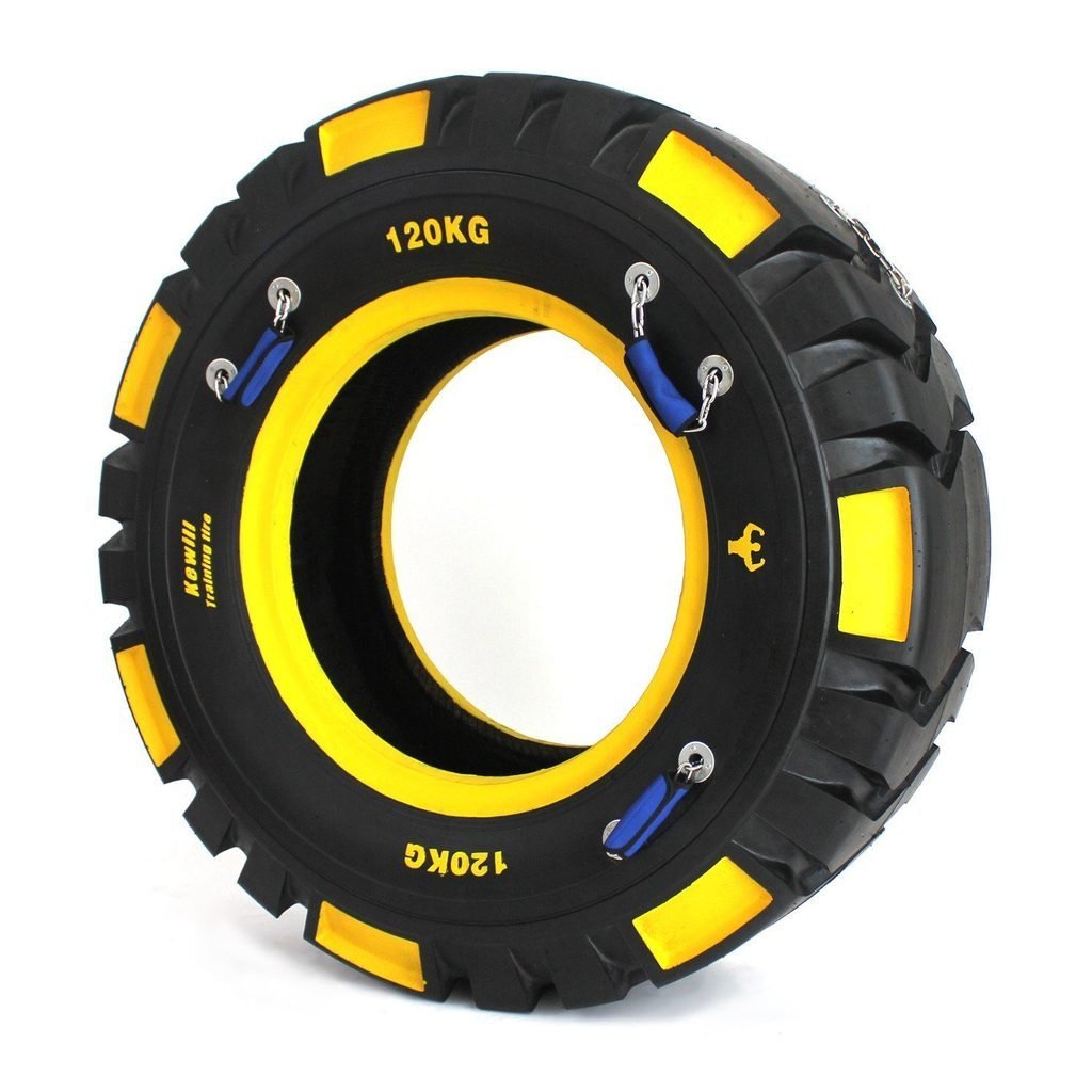 XLR8 Strongman Fitness Tire 120kg - Heavy Duty Rubber Gym Tire for Strength Training, CrossFit & Outdoor Workouts