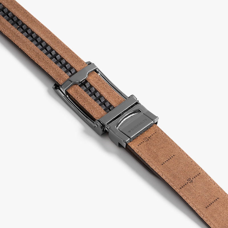Premium Genuine Walnut Full Grain Leather Belt for Men - Durable & Stylish Casual & Formal Wear - Perfect for Office, Business, and Everyday Use