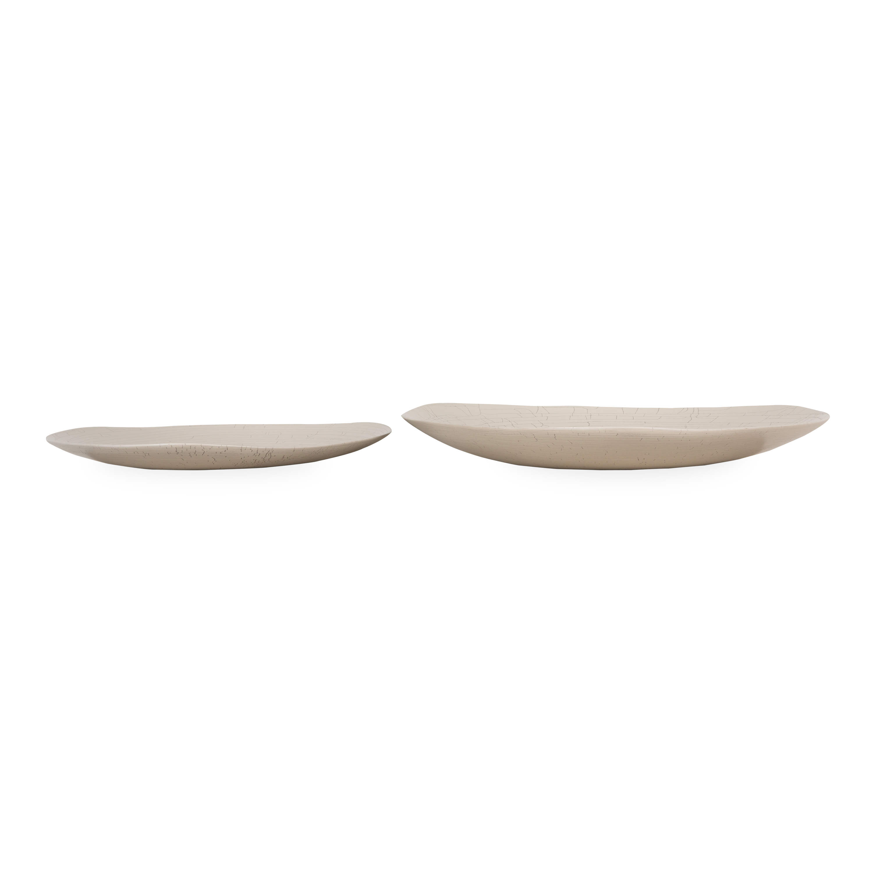 Handmade Crackle Glaze Ceramic Triangolo Platter - Elegant Serving Dish for Appetizers, Cheese & Charcuterie | Perfect for Dinner Parties, Weddings & Home Decor