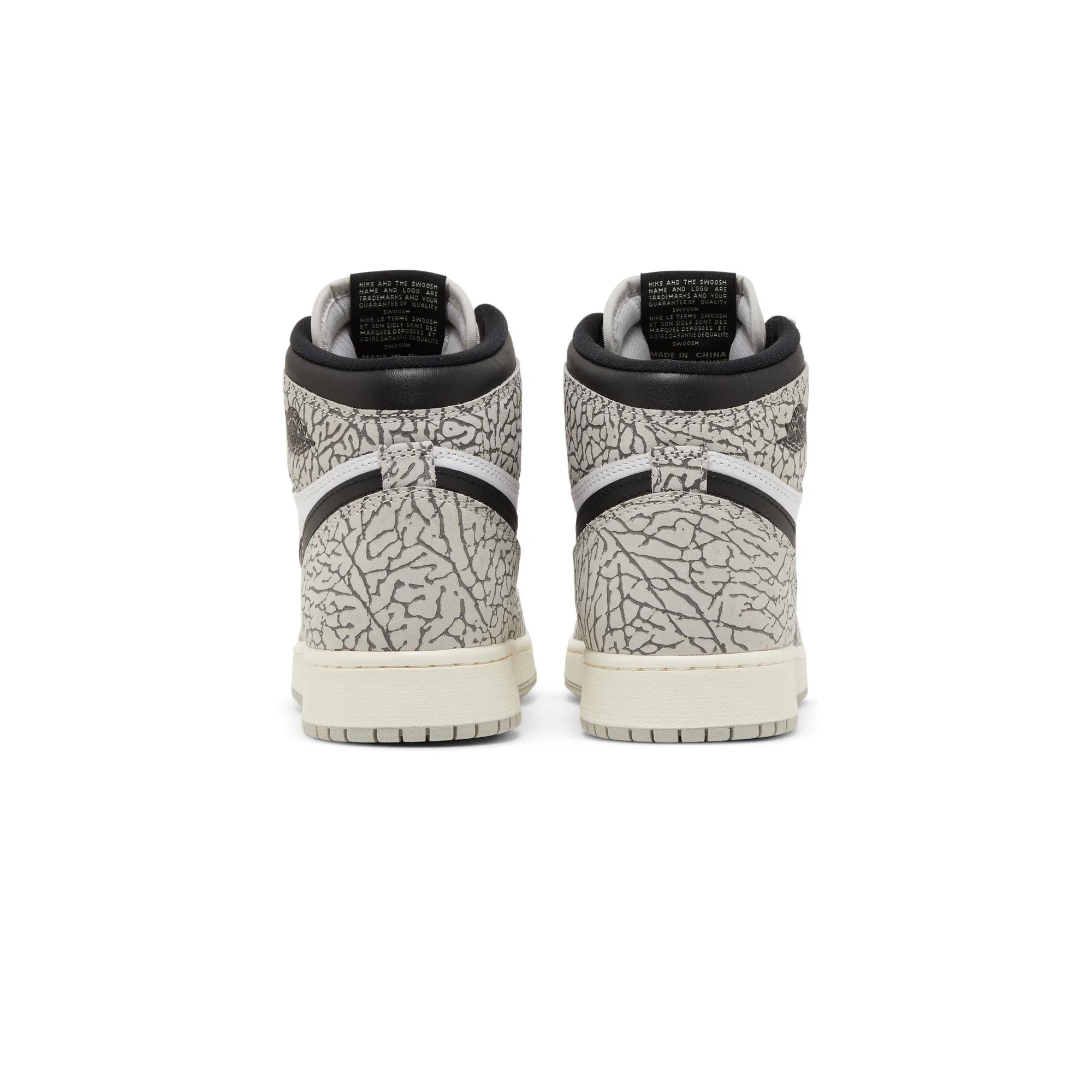 Air Jordan 1 Retro High OG 'White Cement' GS Sneakers (2023) - Classic Basketball Shoes for Women & Girls - Perfect for Streetwear, Casual Outfits & Sneaker Collection