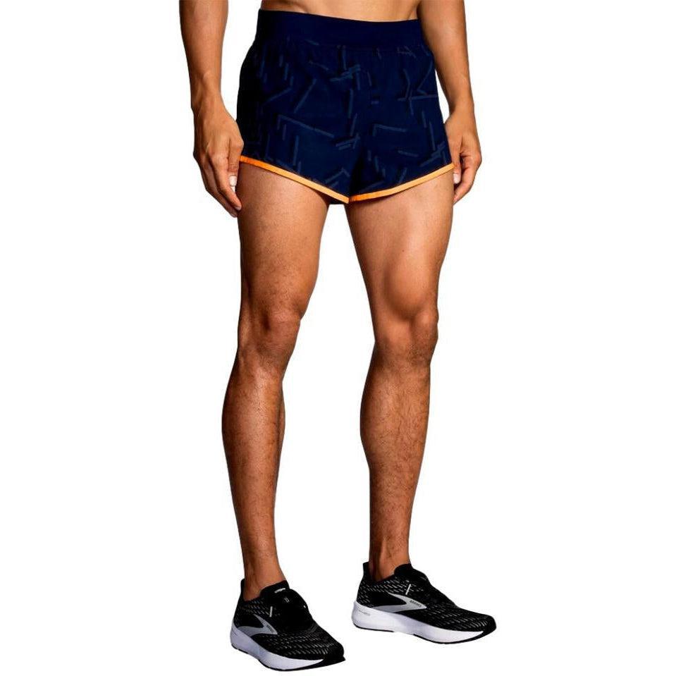 Brooks Sherpa 3 Split Running Shorts for Men - Lightweight & Breathable Workout Shorts for Jogging, Gym Training & Outdoor Activities