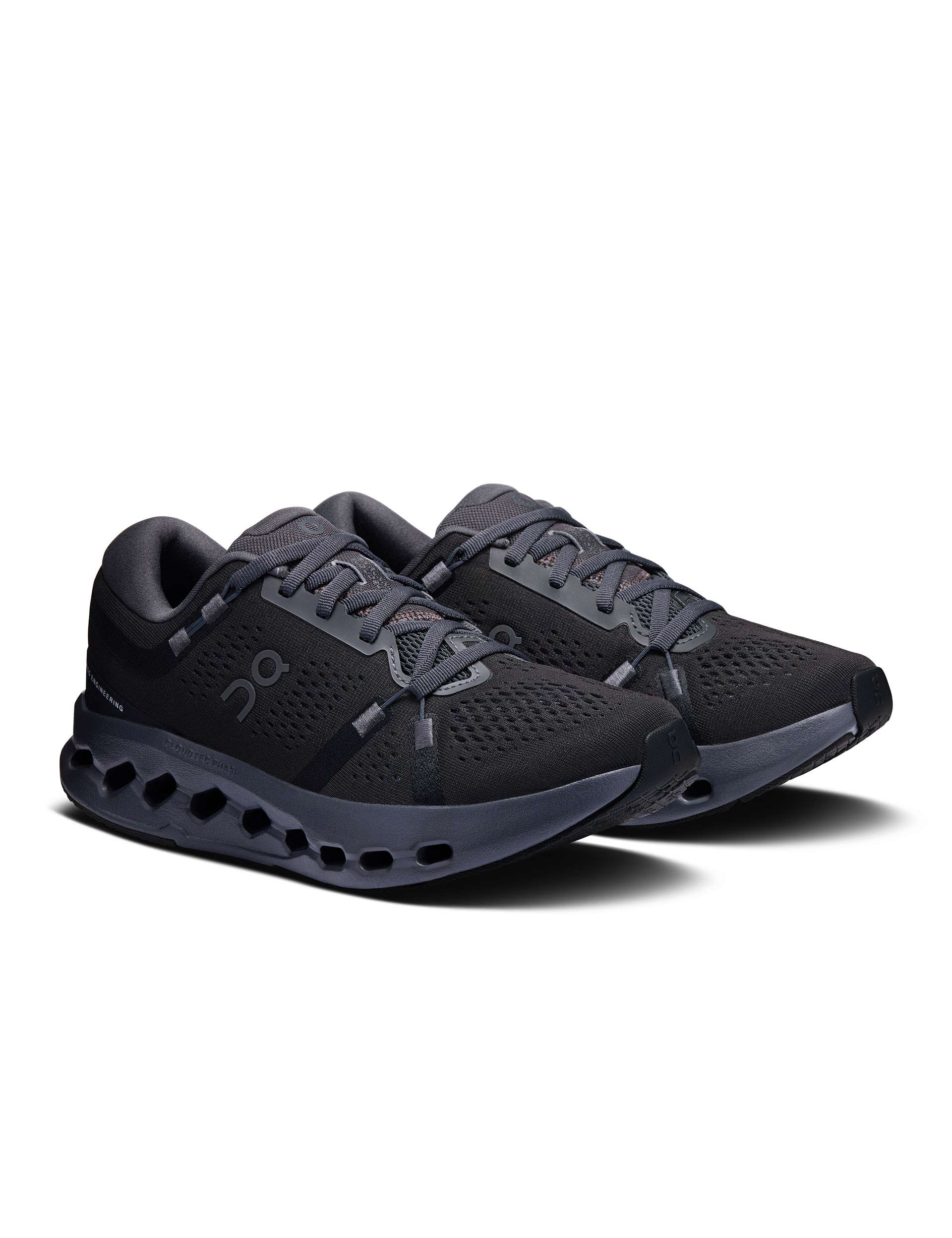 Women's On Running Cloudsurfer 2 Black Sneakers - Lightweight & Cushioned for Running, Walking & Gym Workouts - Style 3WF10101043