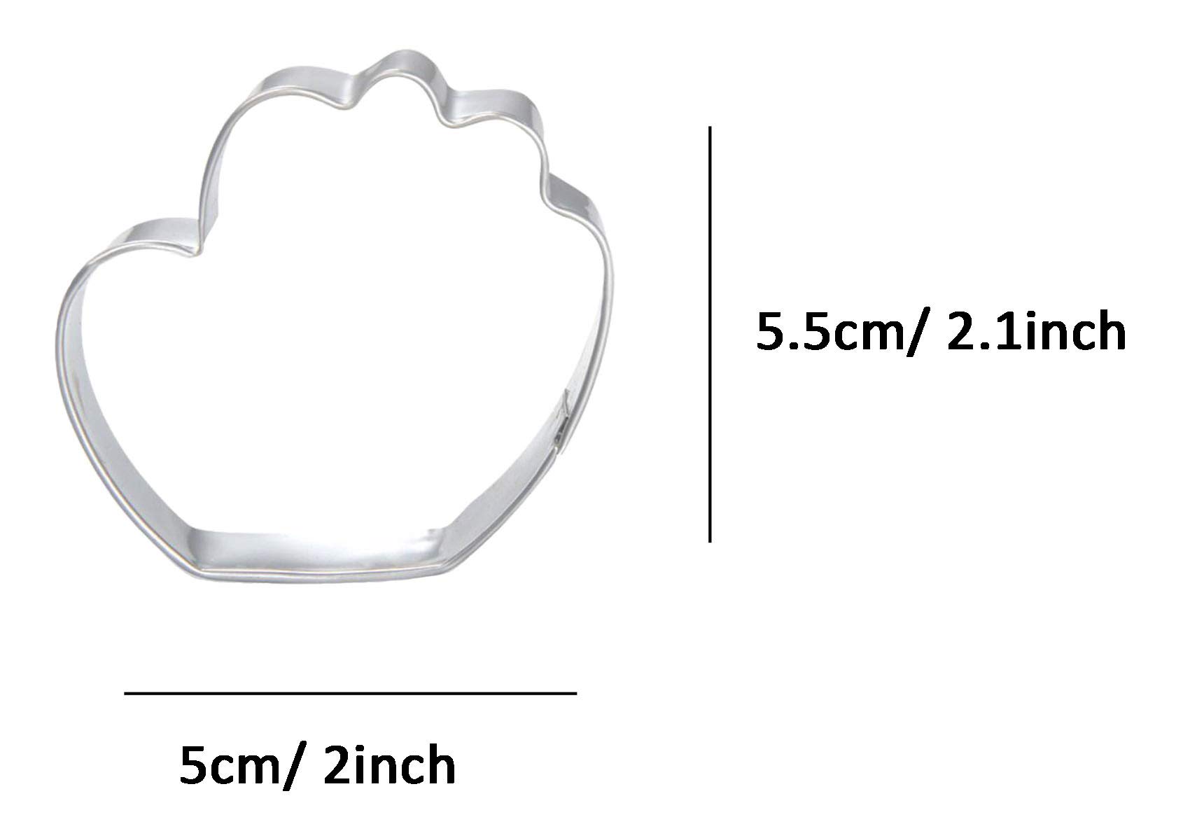 Baseball Glove Cookie Cutter - Stainless Steel Mitt-Shaped Baking Tool for Baseball Cookies, Cupcakes & Party Treats | Perfect for Game Day, Birthday Parties & Sports-Themed Desserts