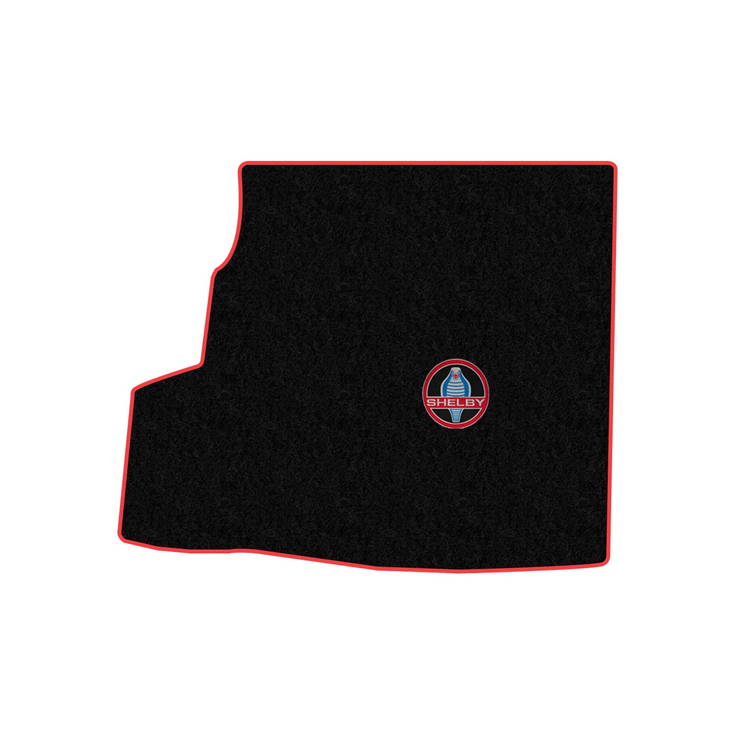 Premium Custom-Fit Carpeted Floor Mats for 2008-2009 Shelby Mustang - Luxury Car Floor Liners with Premium Binding & Shelby Circle Logo (Black, Convertible - with Shaker) | Perfect for Daily Driving, Car Shows & Protecting Your Vehicle's Interior