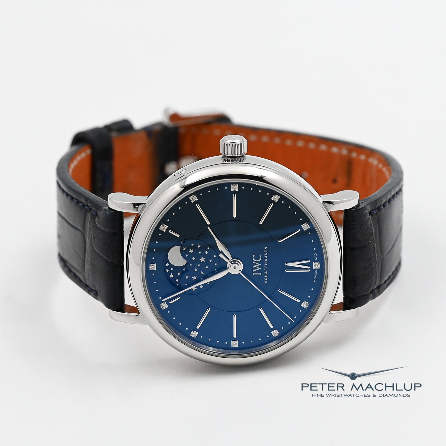IWC Portofino Automatic Moonphase Watch - Luxury Men's Timepiece with Date Display - Perfect for Formal Events & Business Meetings