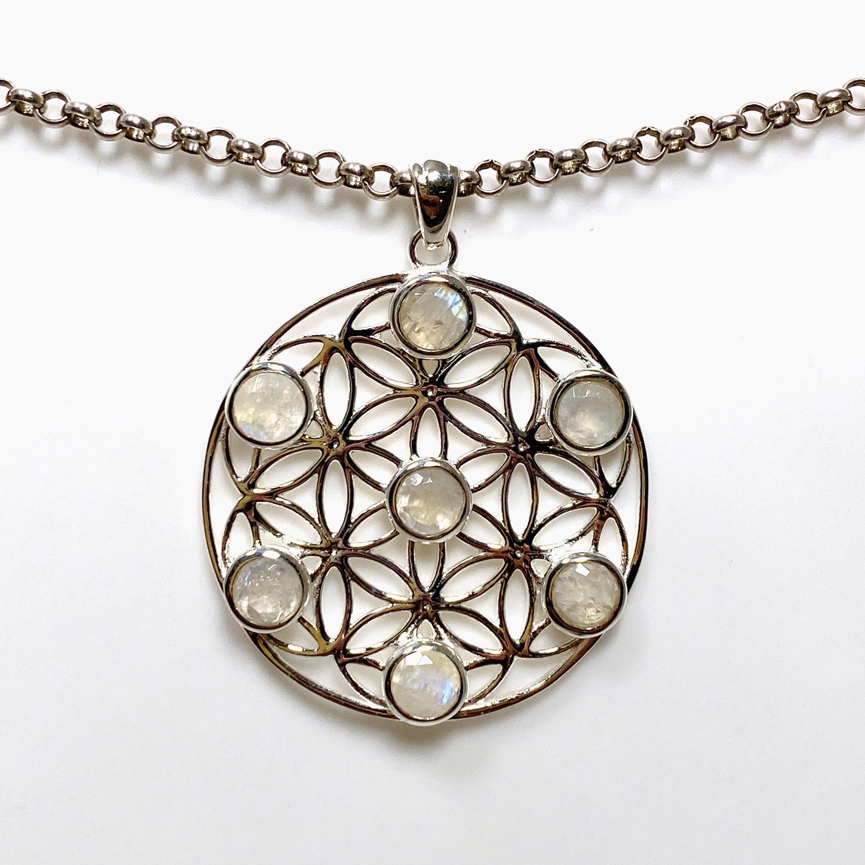 Mandala Pendant Necklace G2178 - Spiritual Jewelry for Meditation, Yoga & Boho Fashion | Perfect Gift for Women