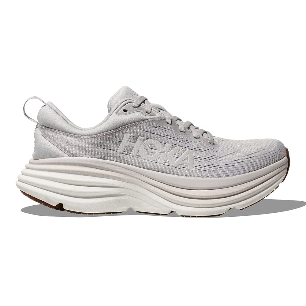 Hoka Men's Bondi 8 Running Shoes - Lightweight Cushioned Sneakers for Marathon, Jogging & Walking - Breathable Mesh Upper with Maximum Support & Comfort