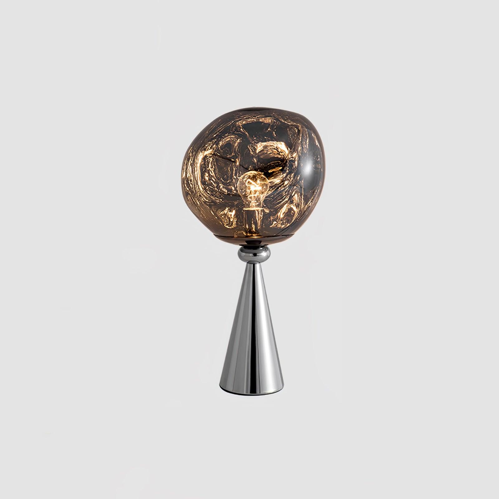 Lava Cone Table Lamp - Modern Volcanic Rock Design LED Night Light for Bedroom, Living Room & Office Decor - Perfect for Relaxation & Ambient Lighting