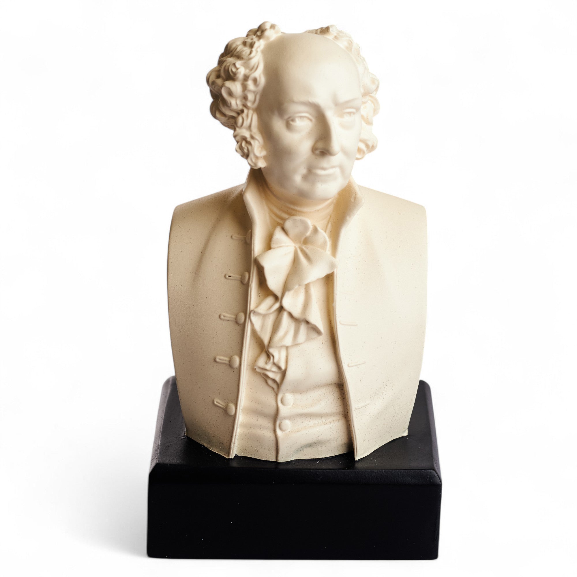 John Adams White Bust - Classic American President Statue for Home & Office Decor | Perfect for History Enthusiasts, Collectors, and Patriotic Displays