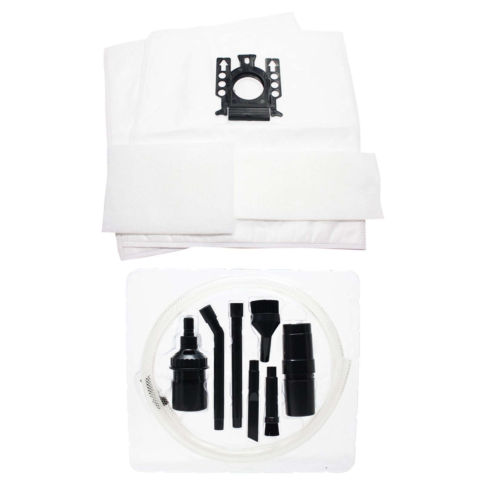 **Upstart Battery 2 Replacement Vacuum Bags for Miele Classic C1 Olympus - 2 Micro Filters & 7-Piece Attachment Kit - Compatible with Miele Type GN - Perfect for Deep Cleaning Carpets & Upholstery**