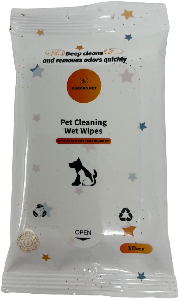 Aurora Pet Bundle Set - 3 Pack Daily Boosters Instant Beef Bone Broth with Turmeric & AuroraPet Wipes for Dogs | Healthy Hydration & Cleaning Solution for Active Pets at Home or Travel