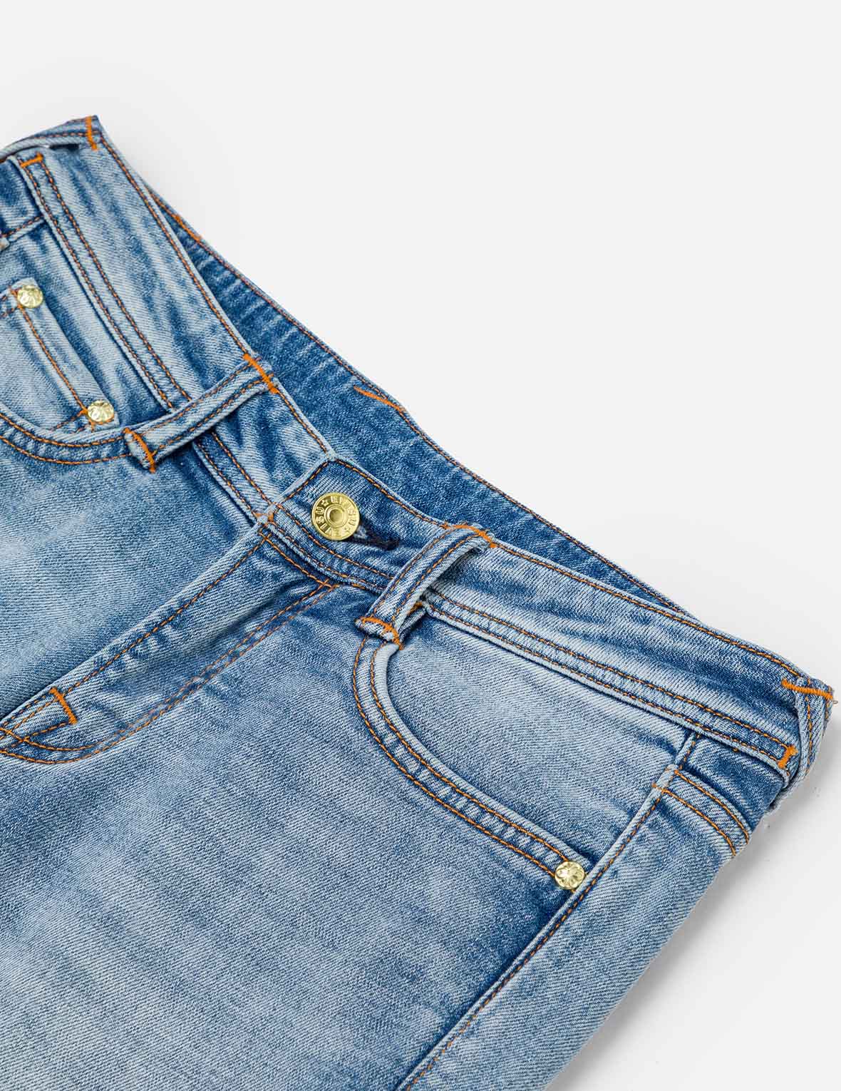 Washed Seagull & Totem Embroidered Bootcut Jeans for Women - Vintage Boho Denim Pants with Unique Embroidery, Perfect for Casual Wear & Music Festivals