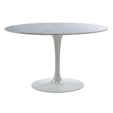 Eero Saarinen Tulip Table - 63 Inch Round Dining Table | Mid-Century Modern Design for Dining Room & Kitchen | Perfect for Entertaining & Family Gatherings