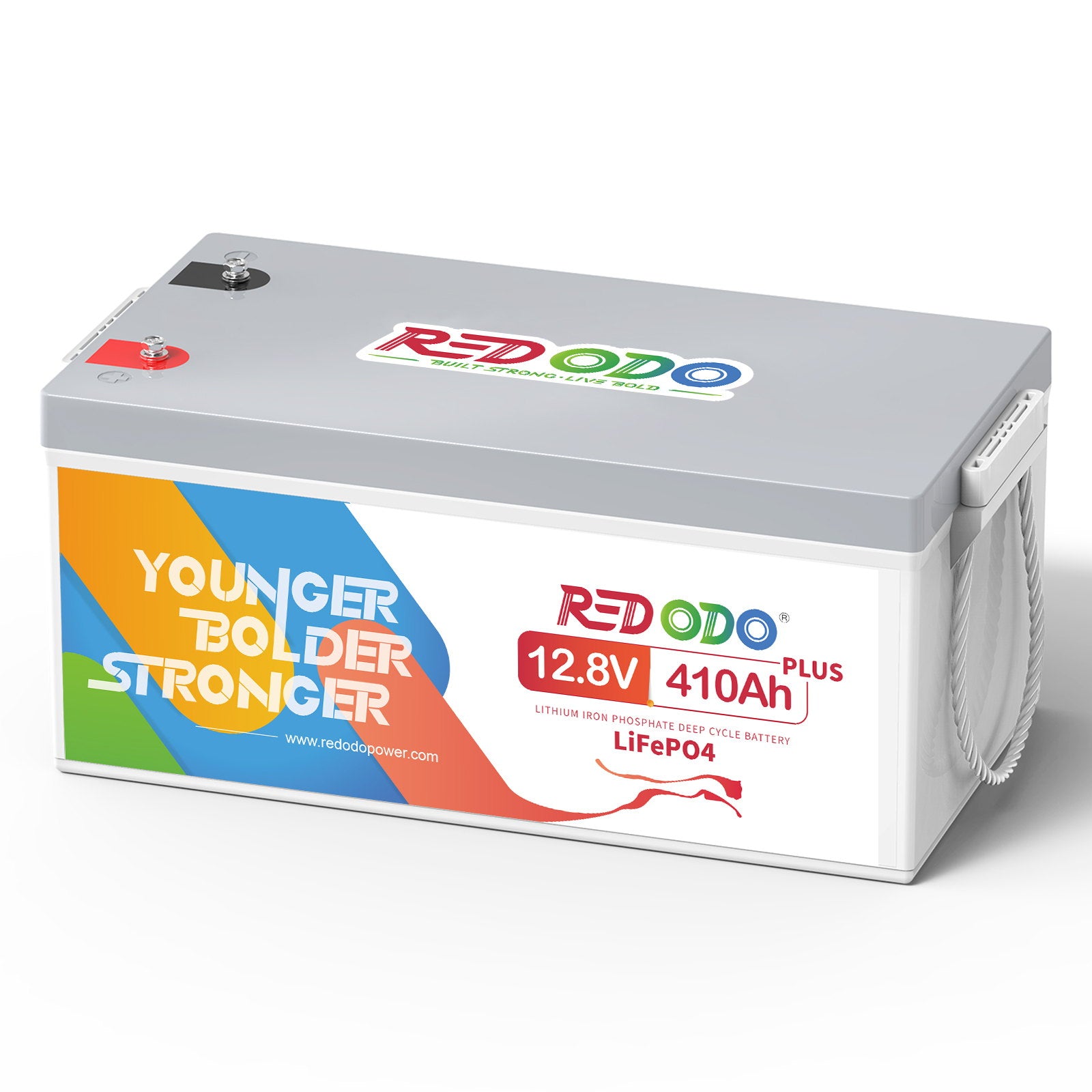 Redodo 12V 410Ah LiFePO4 Lithium Battery - Deep Cycle for RV, Marine, Solar Power System | High Performance & Long Lifespan | Perfect for Off-Grid Living, Camping & Emergency Backup Power