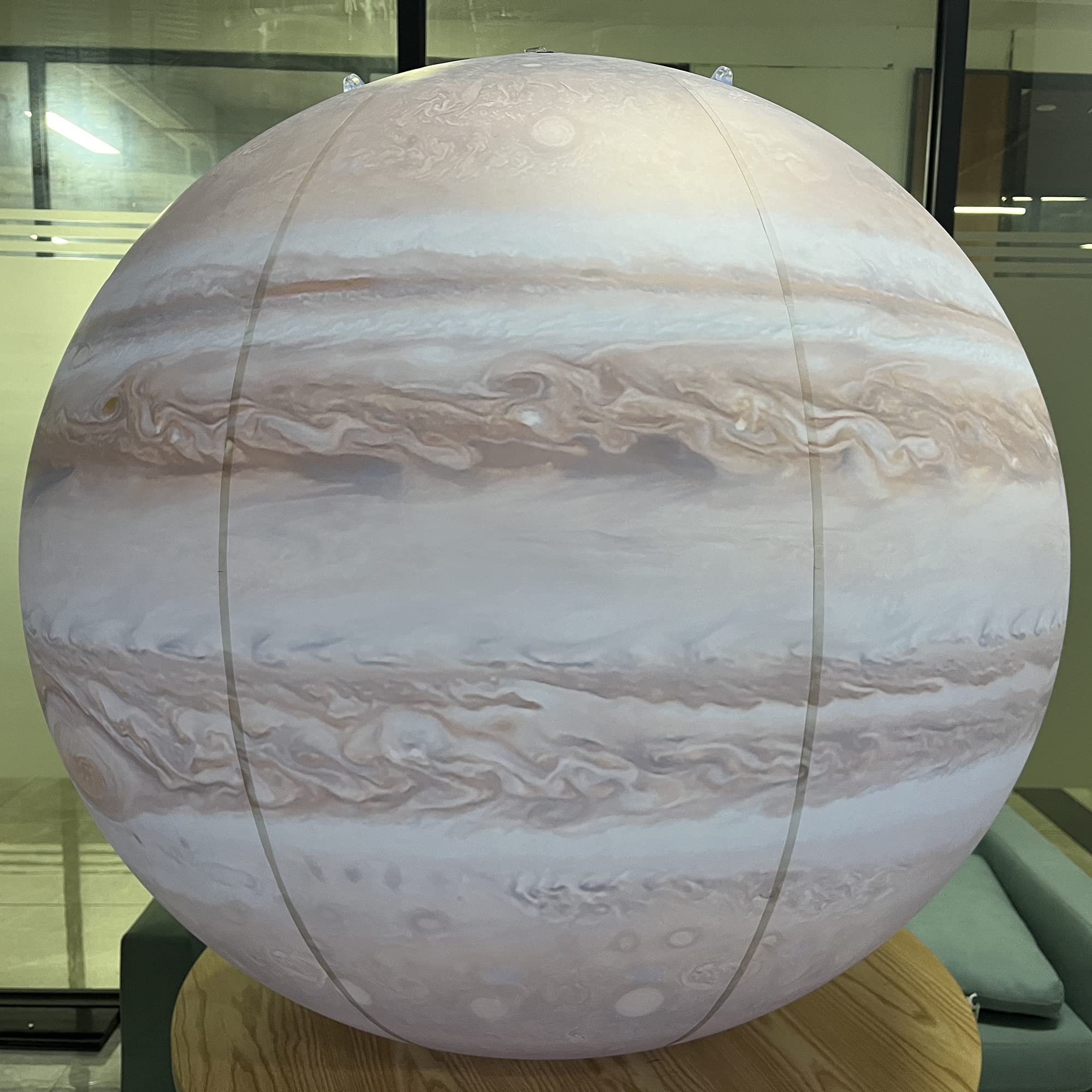 Sayok 0.25mm PVC 40-Inch Large Inflatable Solar System Planets - Jupiter Balloon for Space Education, Planetarium Decor & Astronomy Classroom Display - Perfect for Science Museums, School Projects & Space-Themed Parties