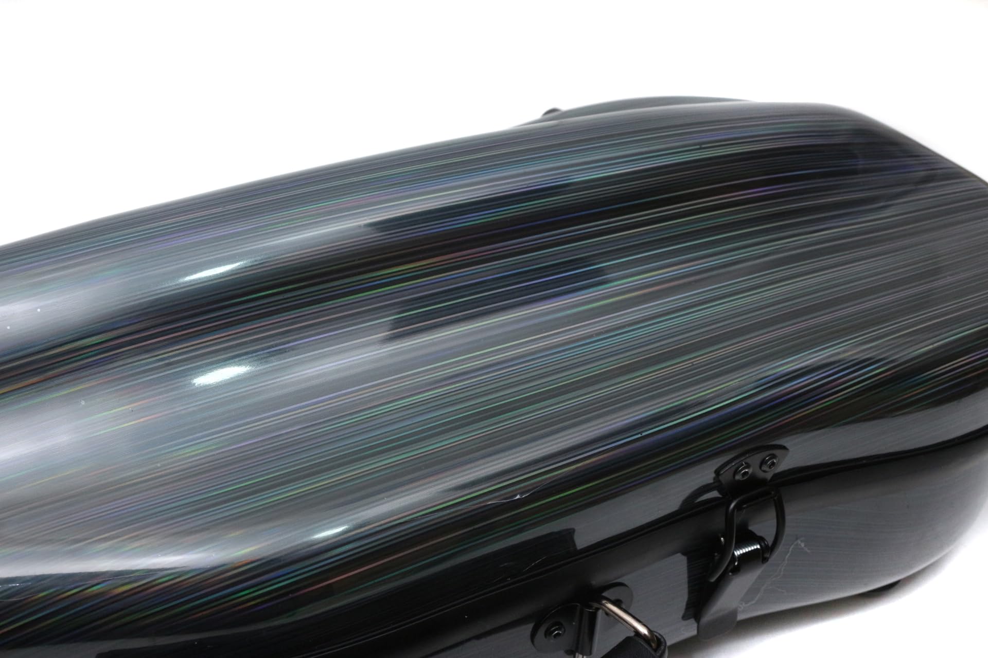 Premium 4/4 Carbon Fiber Violin Case - Lightweight Hard Shell with Adjustable Back Straps & External Storage Bag (Color) - Perfect for Travel, School & Professional Musicians