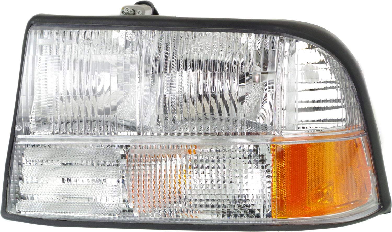 GMC Sonoma 1998-2004 Replacement Headlight Assembly - Driver & Passenger Side Halogen with Bulbs - Fits SL, SLE, SLS Models (No Fog Lights) - Replaces OEM #16526227, 16526228 - Perfect for Night Driving & Vehicle Restoration Projects