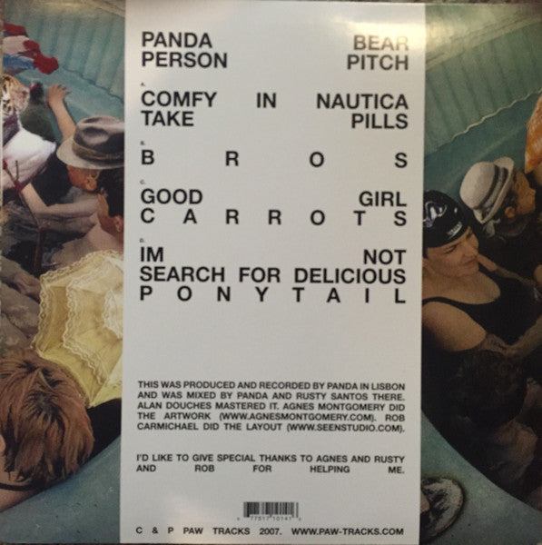 Panda Bear - Person Pitch (2xLP Vinyl Record, Album, Reissue, Remastered) - Near Mint (NM/M) Condition - Perfect for Vinyl Collectors & Indie Music Lovers