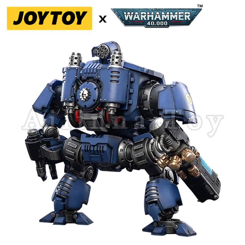 JOYTOY 1/18 Warhammer 40K Ultramarines Redemptor Dreadnought Action Figure - Brother Tyleas Reissue | Collectible Model for Warhammer Fans & Tabletop Gaming Enthusiasts