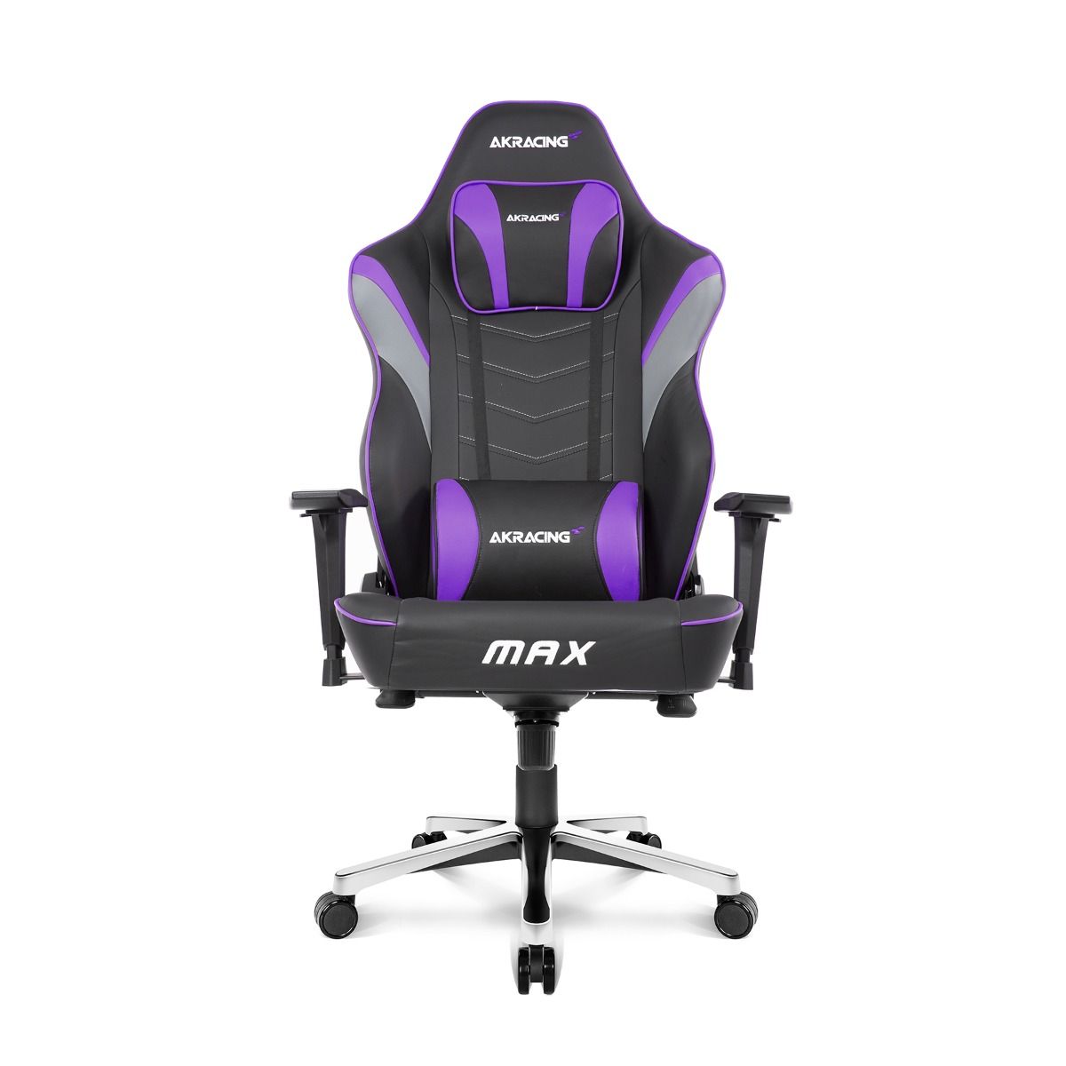 AKRacing MAX Series Ergonomic Gaming Chair - Purple, High Back Racing Style with Adjustable Lumbar Support for PC, Office & Esports Gamers