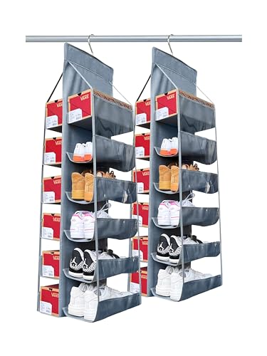Hanging Shoe Rack-grey