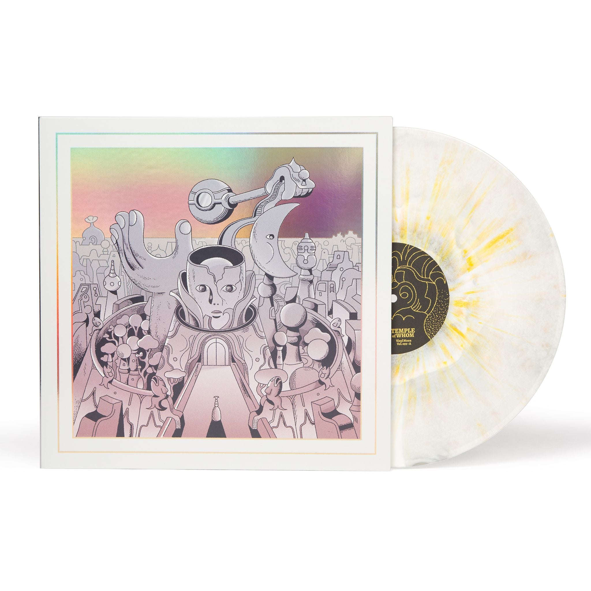 VIP // White Marble with Sunlight Splatter