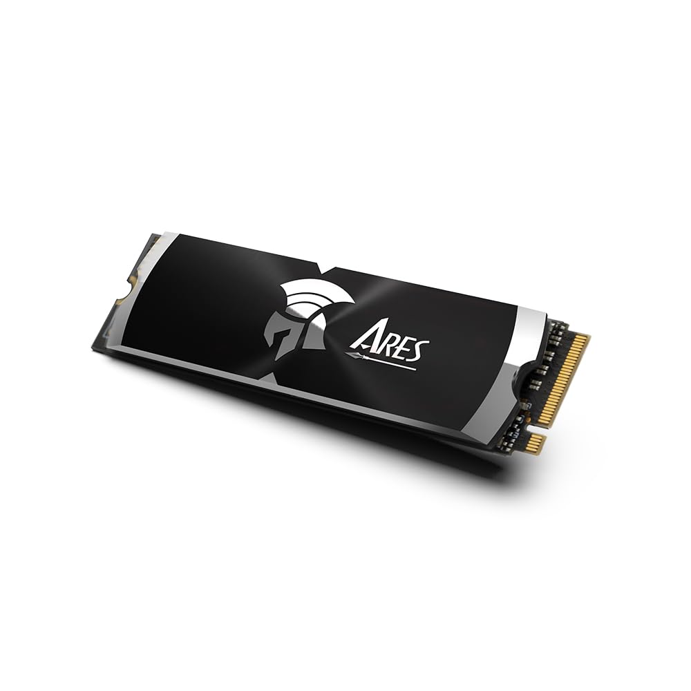 High-Speed DATO ARES Dark Sword 2TB NVMe PCIe Gen4 M.2 SSD with Heatsink - 7200MB/s Read, 6850MB/s Write - Compatible with PS5 & PC Gaming, Video Editing, Workstation - Internal Solid State Drive (2280) for Ultimate Performance