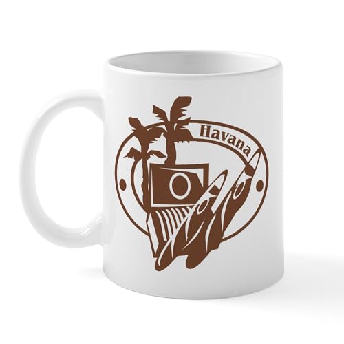 White - Havana Passport Stamp Mug