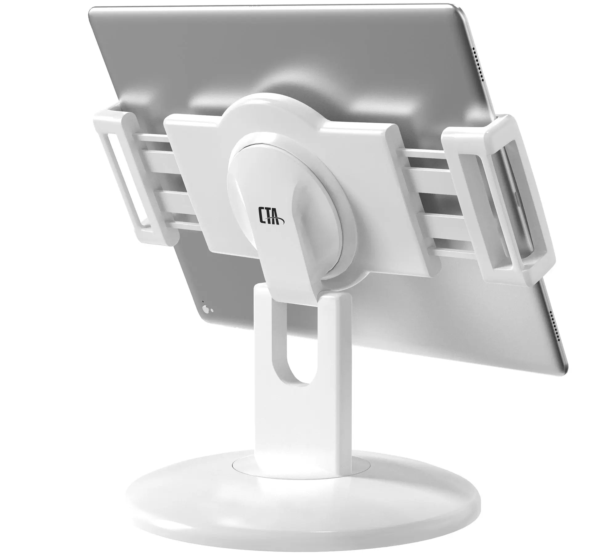 Quick Connect Tablet Desk Mount - Adjustable & Sturdy Stand for iPad, Samsung, Kindle - Perfect for Work, Study, and Video Calls