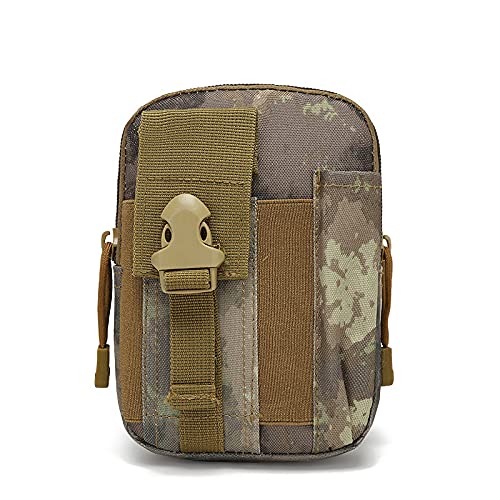 Military Style Waist Pack for Outdoor Sports - 6 Inch Phone Belt Bag with Adjustable Strap | Perfect for Hiking, Running, Travel & Everyday Use
