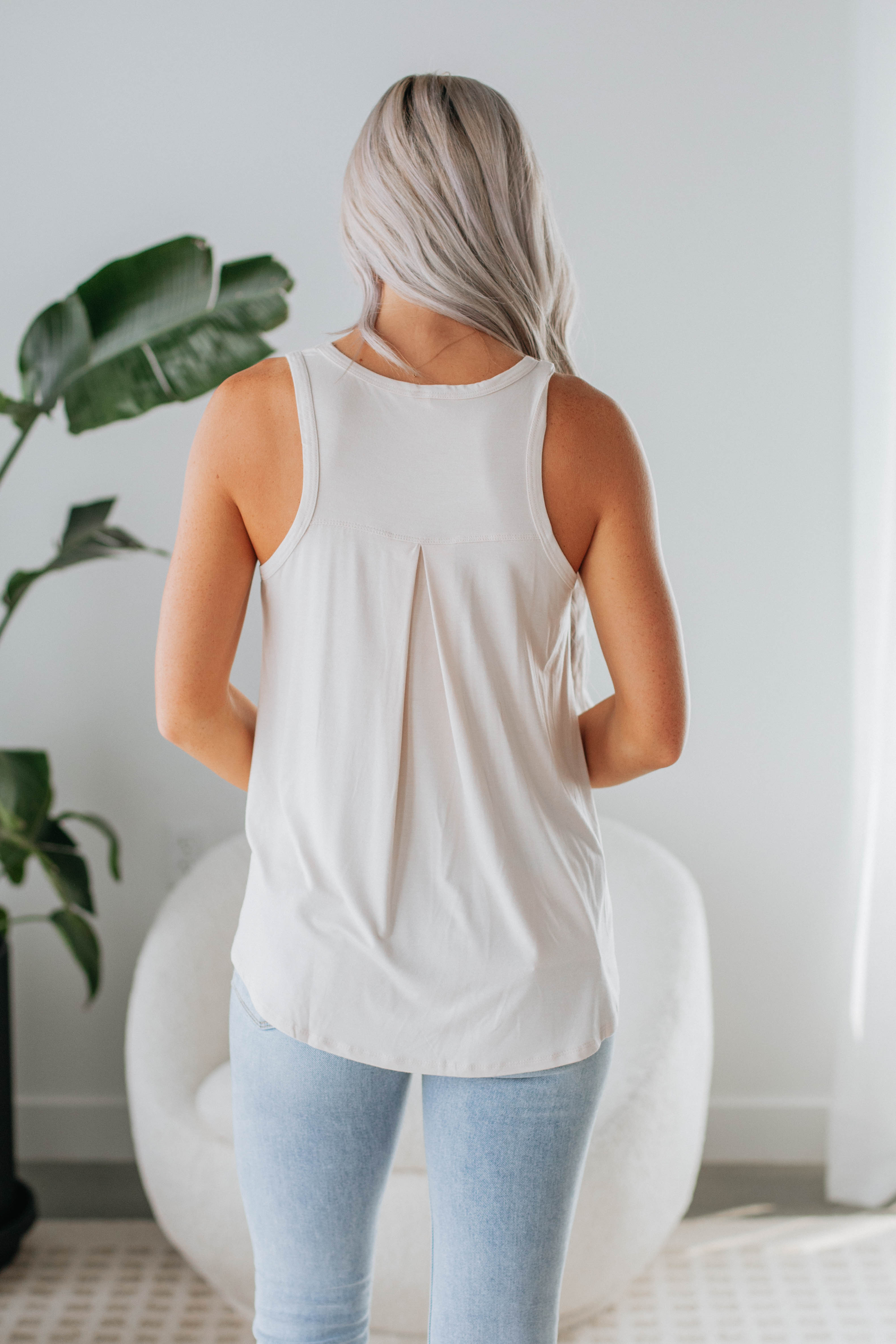Dava Basic Tank Top for Women - Soft Natural Cotton Casual Wear - Perfect for Yoga, Gym, and Everyday Comfort