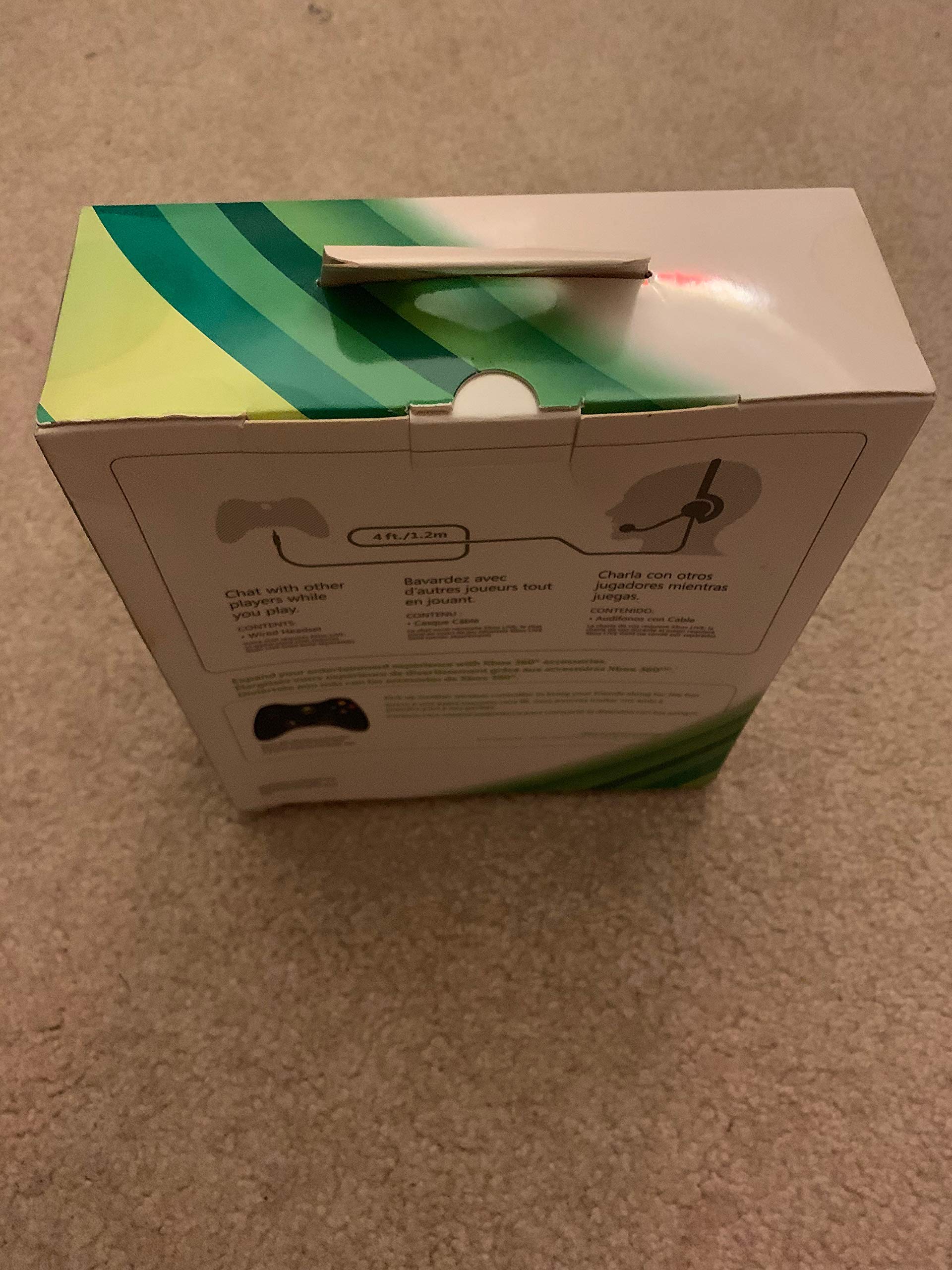 Microsoft Xbox 360 P5F-00001 Gaming Headset with In-Line Volume Control & Boom Microphone - Noise Cancelling Headphones for Xbox 360, PC & Online Gaming Sessions