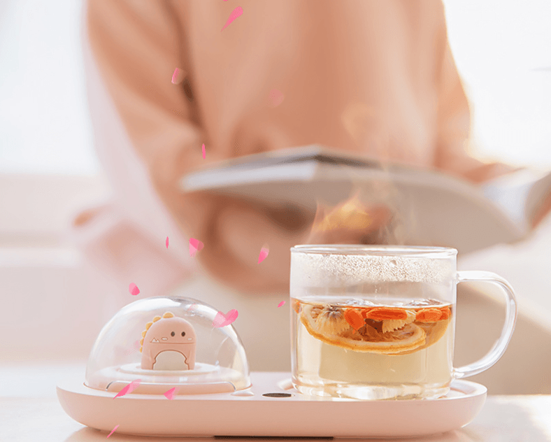 Sakura Aromatherapy Essential Oil Diffuser with Mug Warmer - Perfect for Home, Office, and Relaxation Spaces