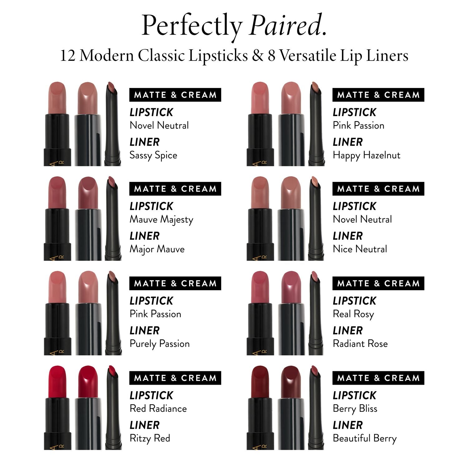 Waterproof Lip Liner - Long Lasting Matte Lip Pencil for All-Day Wear | Perfect for Parties, Weddings & Everyday Makeup