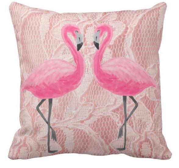 Flamingo Dance Pillow - Soft & Comfortable Cushion for Home Decor, Gifts, and Relaxation - Perfect for Living Room, Bedroom, or Office Use